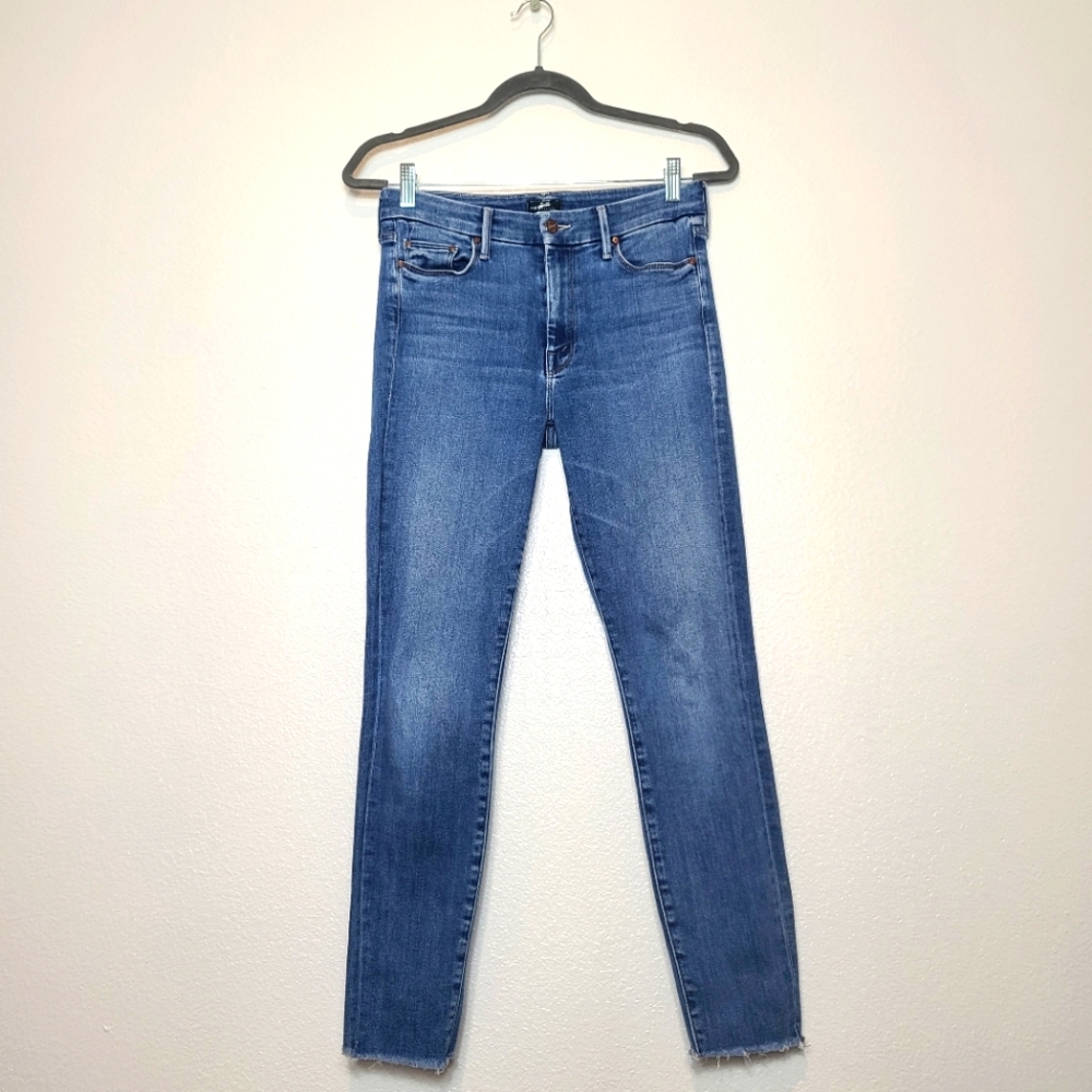 Mother Jeans The Looker Ankle Fray In Satisfaction Guaranteed Size 27 - Picture 3 of 13
